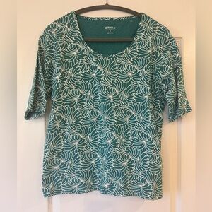 NWOT Orvis Women’s Floral Top